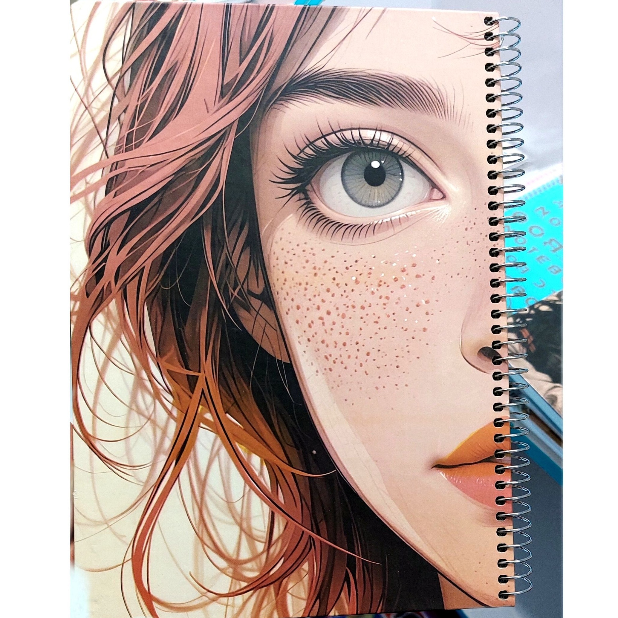 دفتر 100 برگ سیمی سلفونی کیوت مدیر 5832