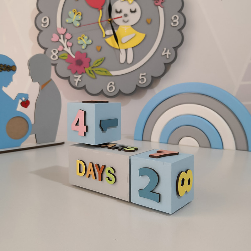 استند رومیزی کودک مدل مدل گاهشمار سن کد MKids35-FullColor-D