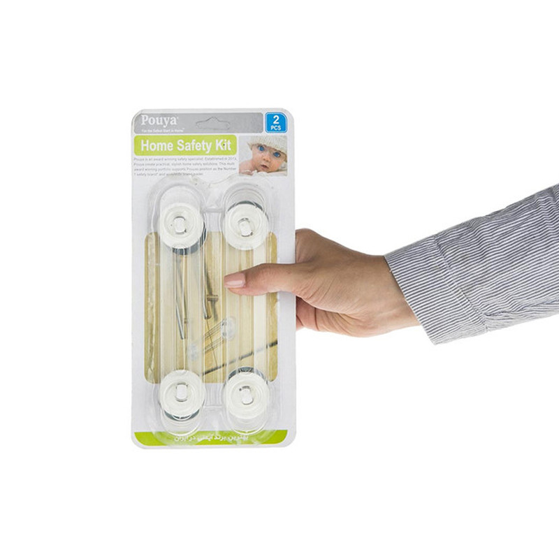 قفل درب کابینت پویا مدل Home Safety Kit دو بسته 2 عددی